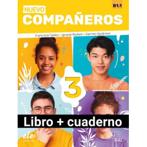 Nuevo Compañeros 3 libro + cuaderno